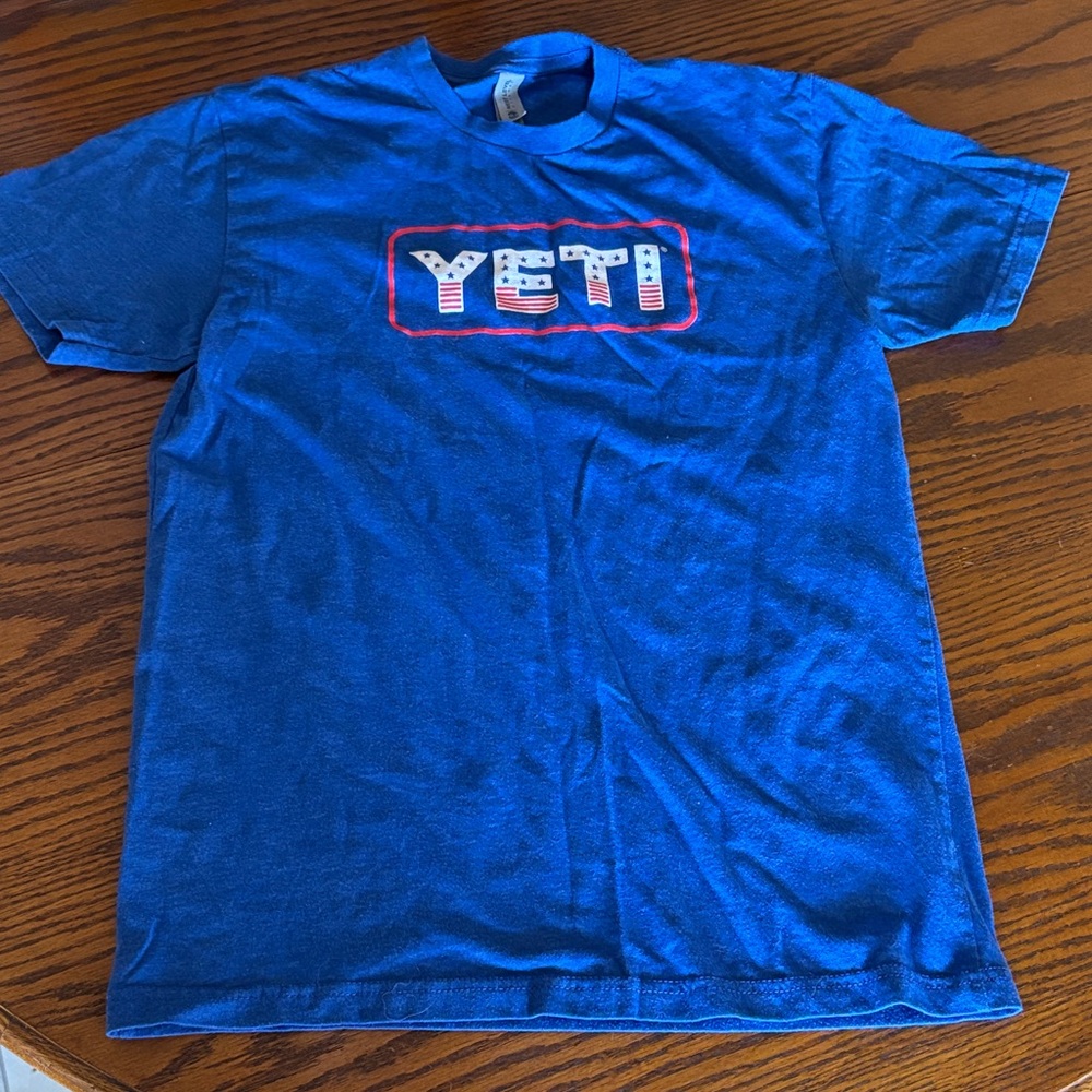 YETI Vibrant Blue Short Sleeve Tee